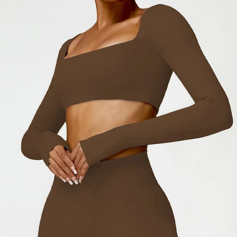 SquareFit™ — Damen Sport Top mit Square Neck - LeveFit