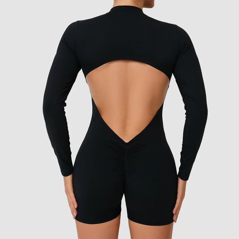V - Back Sculpt™ — Damen Sport Jumpsuit - LeveFit