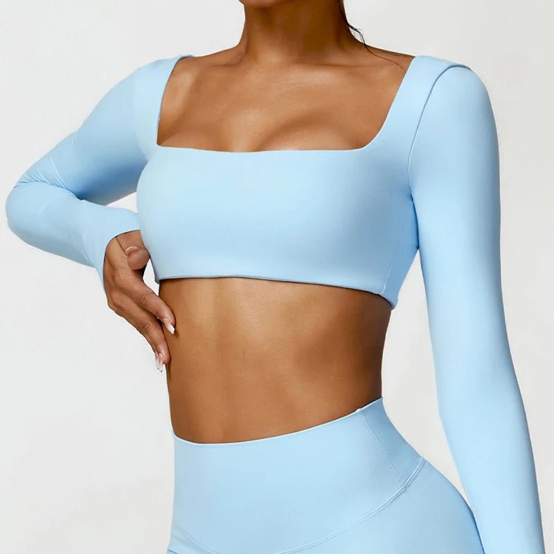 SquareFit™ — Damen Sport Top mit Square Neck - LeveFit