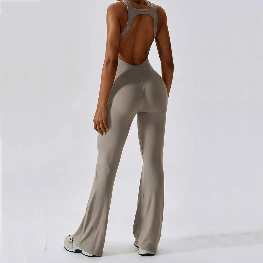 Nahtloser Fitness-Jumpsuit für Damen – Formender Einteiler