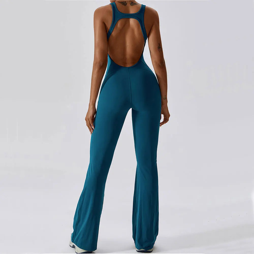 Nahtloser Fitness-Jumpsuit für Damen – Formender Einteiler