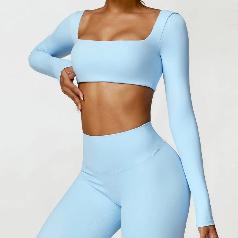SquareFit™ — Damen Sport Top mit Square Neck - LeveFit