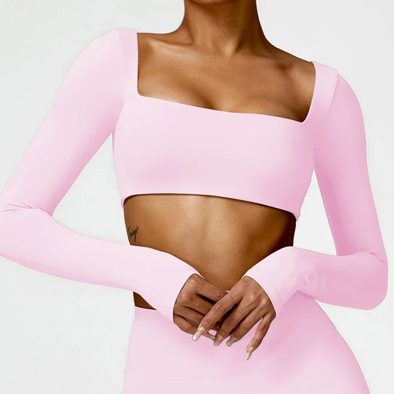 SquareFit™ — Damen Sport Top mit Square Neck - LeveFit