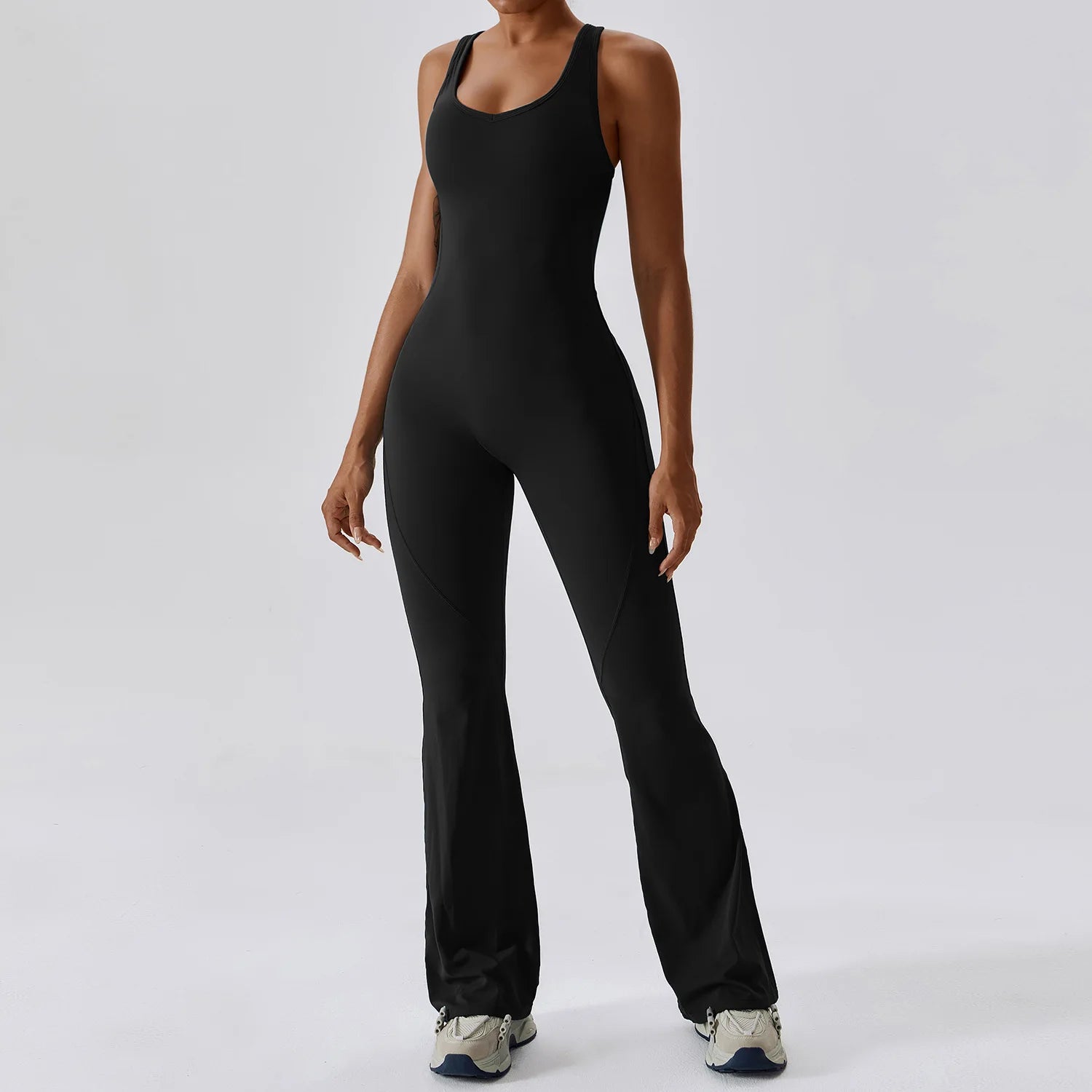 Nahtloser Fitness-Jumpsuit für Damen – Formender Einteiler