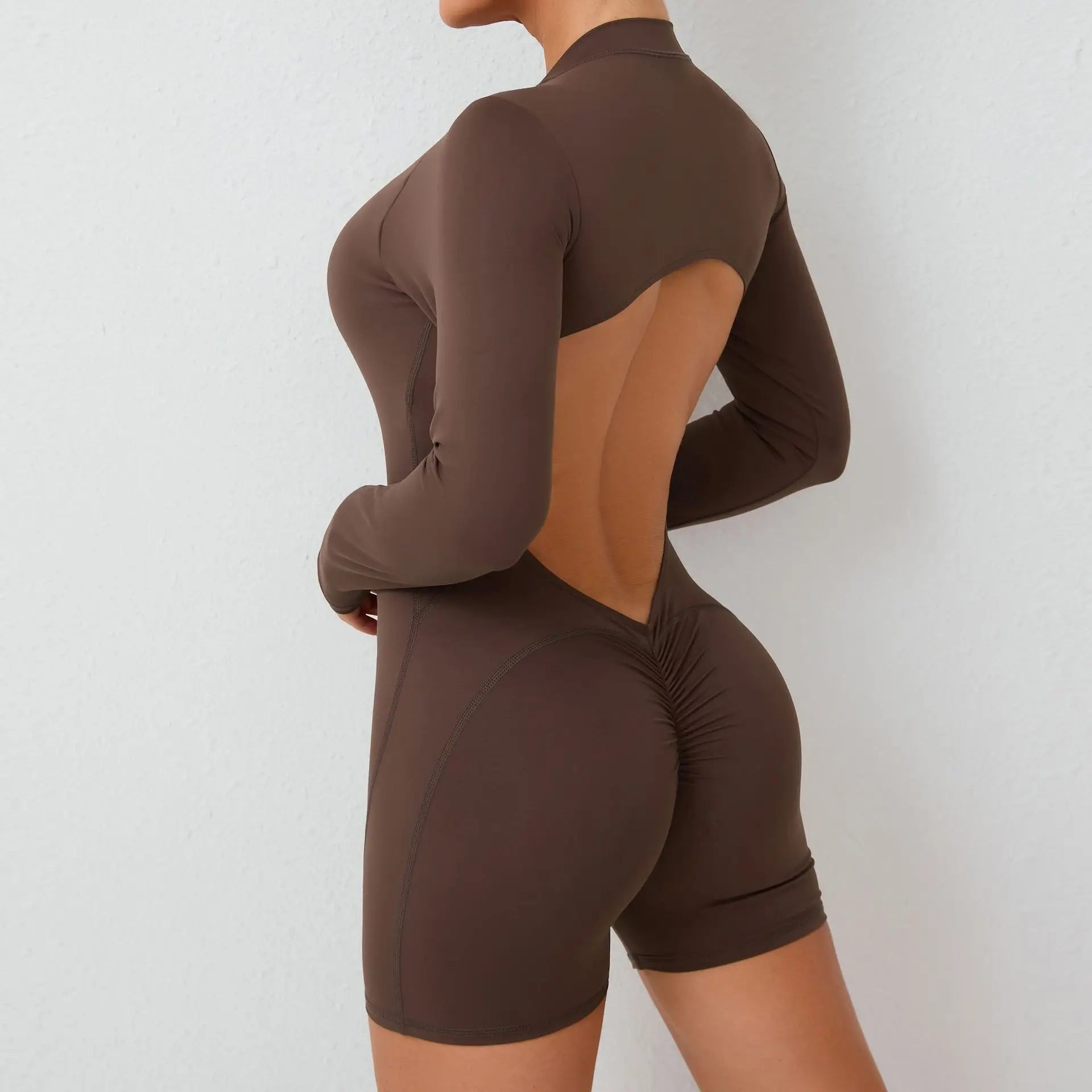 V - Back Sculpt™ — Damen Sport Jumpsuit - LeveFit