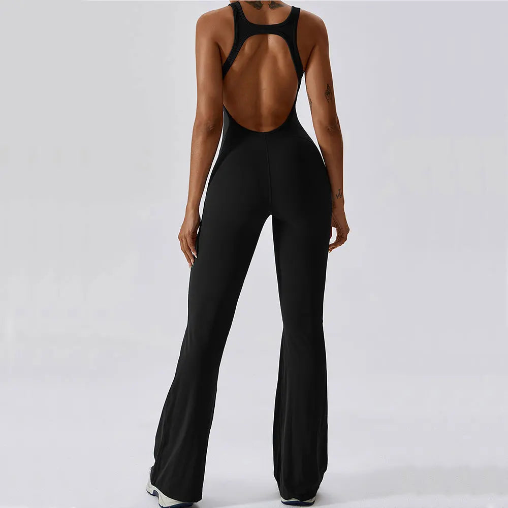 Nahtloser Fitness-Jumpsuit für Damen – Formender Einteiler