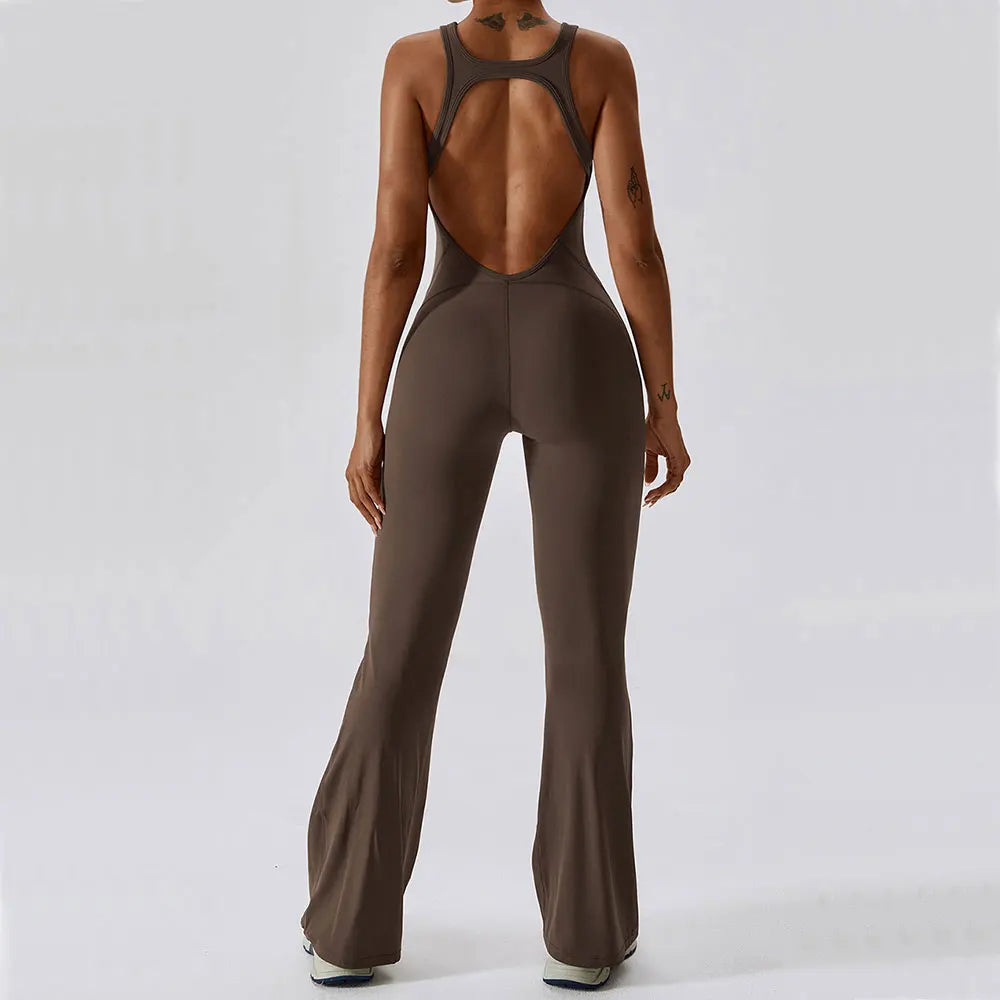 Nahtloser Fitness-Jumpsuit für Damen – Formender Einteiler